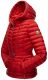 Marikoo Aniyaa Damen Steppjacke mit Kapuze Rot-Gr.XS