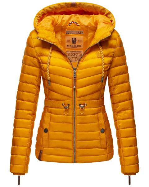 Marikoo Aniyaa ladies hooded quilted jacket Gelb-Gr.XS