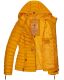Marikoo Aniyaa ladies hooded quilted jacket Gelb-Gr.XS