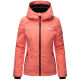 Marikoo Erdbeere Damen Übergangsjacke leicht gefüttert mit Kapuze Rosa-Coral Größe XS - Gr. 34