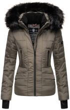 Navahoo Adele Ladies Winter Jacket Warm Lined Teddy Fur Quilted Winterjacket B361  Größe XXL - Gr. 44