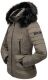 Navahoo Adele Ladies Winter Jacket Warm Lined Teddy Fur Quilted Winterjacket B361  Größe XXL - Gr. 44