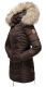 Navahoo Nimalaa Damen Winter Steppjacke Schoko Größe XS - Gr. 34