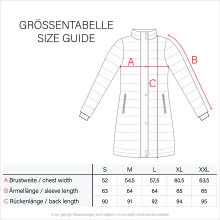 Navahoo Halina Damen Winter Steppmantel mit Kunstfell Olive Größe S - Gr. 36