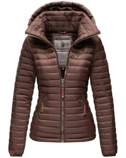 Marikoo Löwenbaby Damen Steppjacke Schoko Größe XS - Gr. 34