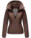 Marikoo Löwenbaby Damen Steppjacke Schoko Größe XS - Gr. 34