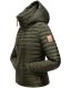 Marikoo Löwenbaby Damen Steppjacke Olive Größe XS - Gr. 34