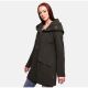 Marikoo Mayleen Damen Softshell Regenjacke mit Kapuze Olive-Gr.M