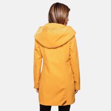 Marikoo Mayleen ladies softshell rain jacket with hood Amber Yellow Größe XS - Gr. 34