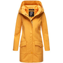 Marikoo Mayleen ladies softshell rain jacket with hood Amber Yellow Größe XS - Gr. 34