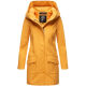 Marikoo Mayleen ladies softshell rain jacket with hood Amber Yellow Größe XS - Gr. 34