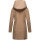 Marikoo Mayleen ladies softshell rain jacket with hood Taupe Größe L - Gr. 40