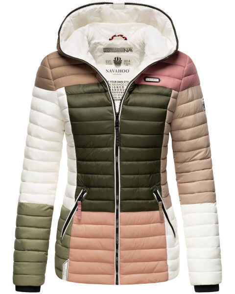 Navahoo Multikulti (multicolor) spring quilted jacket  Größe XXL - Gr. 44