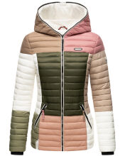 Navahoo Multikulti (multicolor) spring quilted jacket  Größe XXL - Gr. 44