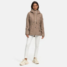 Marikoo Bikoo ladies winter jacket with hood Taupe Größe S - Gr. 36