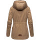 Marikoo Bikoo ladies winter jacket with hood Taupe Größe S - Gr. 36