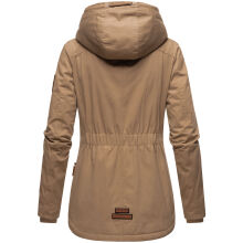 Marikoo Bikoo ladies winter jacket with hood Taupe Größe L - Gr. 40