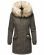 Navahoo Christal ladies winter jacket parka with faux fur  Größe S - Gr. 36