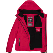 Marikoo Erdbeere Damen Übergangsjacke leicht gefüttert mit Kapuze Fuchsia Größe XS - Gr. 34