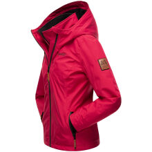 Marikoo Erdbeere Damen Übergangsjacke leicht gefüttert mit Kapuze Fuchsia Größe XS - Gr. 34