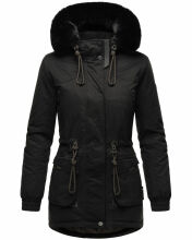 Navahoo Olessaa ladies hooded Winter Jacket Schwarz-Gr.XS