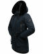 Navahoo Olessaa Damen halblange Winterjacke mit Kapuze Navy XS - Gr. 34