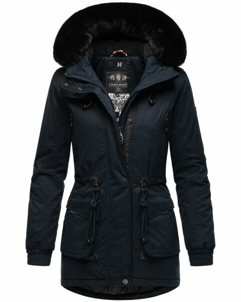 Navahoo Olessaa ladies hooded Winter Jacket Navy-Gr.M