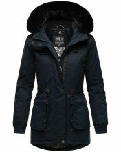 Navahoo Olessaa Damen halblange Winterjacke mit Kapuze...