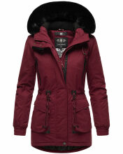 Navahoo Olessaa ladies hooded Winter Jacket Bordeaux-Gr.XL