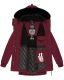 Navahoo Olessaa Damen halblange Winterjacke mit Kapuze Bordeaux XXL - Gr. 44