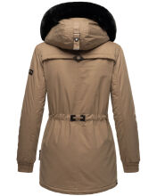 Navahoo Olessaa ladies hooded Winter Jacket Taupe-Gr.XS