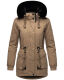 Navahoo Olessaa ladies hooded Winter Jacket Taupe-Gr.XS