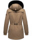 Navahoo Olessaa ladies hooded Winter Jacket Taupe-Gr.XS