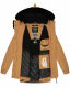 Navahoo Olessaa ladies hooded Winter Jacket Camel-Gr.XL