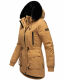 Navahoo Olessaa ladies hooded Winter Jacket Camel-Gr.XXL