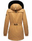 Navahoo Olessaa ladies hooded Winter Jacket Camel-Gr.XXL