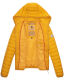 Navahoo ich bin hübsch Damen Jacke Steppjacke Übergangsjacke Gelb-Gr.XS