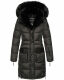 Navahoo Sinja Damen Winter Parka Jacke mit Kapuze Anthrazit-Gr.S