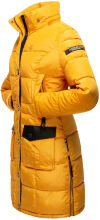 Navahoo Sinja Damen Winter Parka Jacke mit Kapuze Gelb-Gr.S