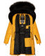 Navahoo Sinja Damen Winter Parka Jacke mit Kapuze Gelb-Gr.S
