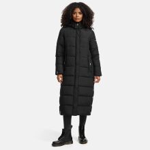 Navahoo Isalie Damen lange Winterjacke gesteppt Schwarz-Gr.XL