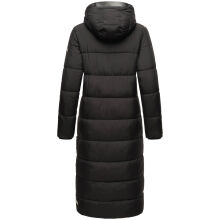 Navahoo Isalie Damen lange Winterjacke gesteppt Schwarz-Gr.XL