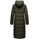 Navahoo Isalie ladies long winter jacket quilted Dark-Olive-Gr.XS
