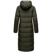 Navahoo Isalie ladies long winter jacket quilted Dark-Olive-Gr.XXL