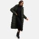 Navahoo Isalie ladies long winter jacket quilted Dark-Olive-Gr.XXL