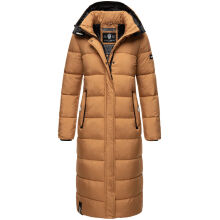 Navahoo Isalie ladies long winter jacket quilted Camel-Gr.XS