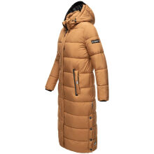 Navahoo Isalie ladies long winter jacket quilted Camel-Gr.XS