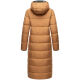Navahoo Isalie ladies long winter jacket quilted Camel-Gr.XS
