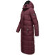 Navahoo Isalie Damen lange Winterjacke gesteppt Weinrot-Gr.XS