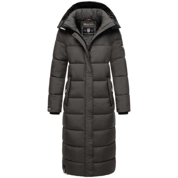 Navahoo Isalie ladies long winter jacket quilted Anthrazit-Gr.XXL